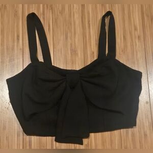 Moa Mos Black Women's Cropped Top / Tank